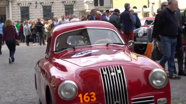 Mille Miglia Tisíc Mil Může 2018 Itálie — Stock video
