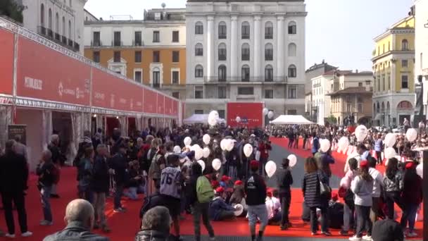 Mille Miglia Tausend Meilen Mai 2018 Brescia Italien — Stockvideo