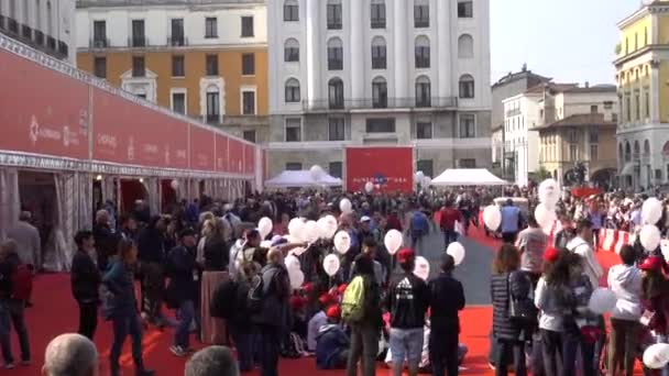 Mille Miglia Mil Milhas Maio 2018 Brescia Itália — Vídeo de Stock