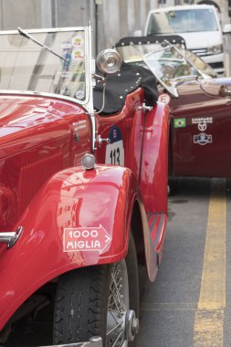 2018 - Brescia İtalya Mille miglia - 1000 miles - 16 Mayıs