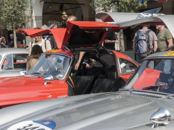 Mille Miglia Mil Millas Mayo 2018 Brescia Italia — Foto de Stock