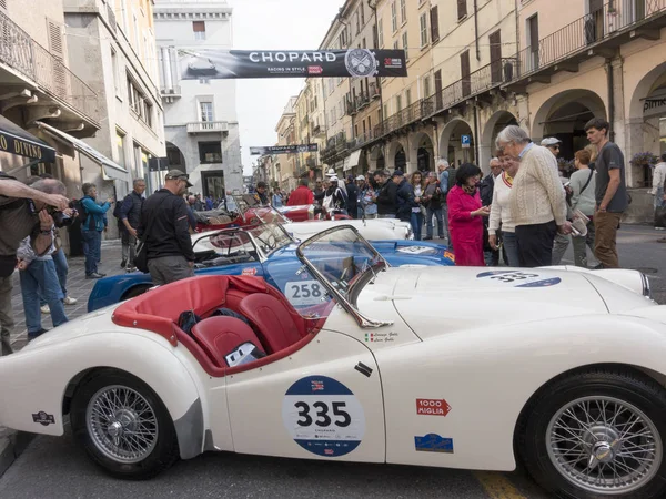 Mille Miglia Duizend Mijl Kan 2018 Brescia Italië — Stockfoto