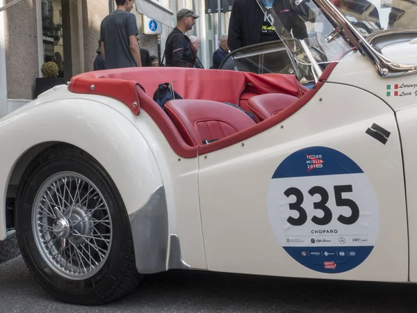 Mille Miglia Одна Тисяча Може 2018 Brescia Італії — стокове фото