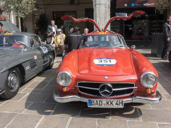 Mille Miglia Mille Milles Mai 2018 Brescia Italie — Photo