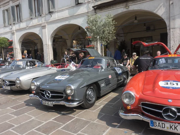 Mille Miglia Mille Milles Mai 2018 Brescia Italie — Photo