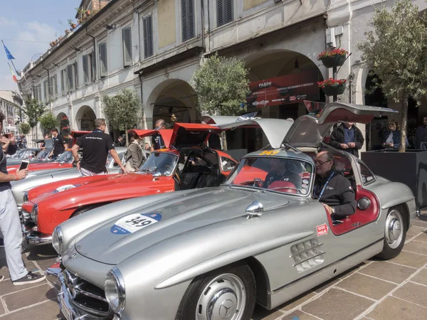 Mille Miglia Jeden Tysięcy Mil Maja 2018 Brescia Włochy Obraz Stockowy