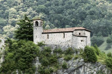 Kilise St. Stefano Nozza di Vestone Brescia İtalya, Haziran 2018