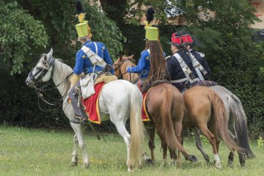 San Martino Della Battaglia Bs, İtalya 24 Haziran, 2018. Solferino ve San Martino Savaşı anısına 1859 tarihinde