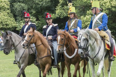 San Martino Della Battaglia Bs, İtalya 24 Haziran, 2018. Solferino ve San Martino Savaşı anısına 1859 tarihinde
