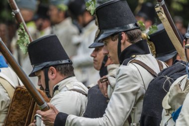 San Martino Della Battaglia Bs, İtalya 24 Haziran, 2018. Solferino ve San Martino Savaşı anısına 1859 tarihinde
