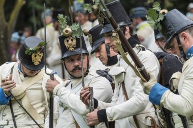 San Martino Della Battaglia Bs, İtalya 24 Haziran, 2018. Solferino ve San Martino Savaşı anısına 1859 tarihinde