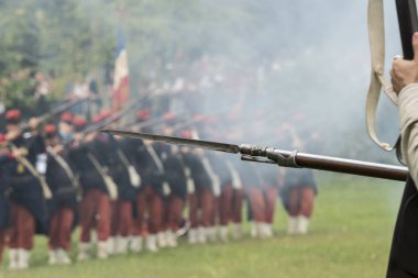 San Martino Della Battaglia Bs, İtalya 24 Haziran, 2018. Solferino ve San Martino Savaşı anısına 1859 tarihinde