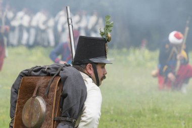 San Martino Della Battaglia Bs, İtalya 24 Haziran, 2018. Solferino ve San Martino Savaşı anısına 1859 tarihinde