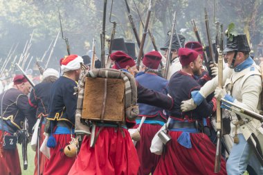 San Martino Della Battaglia Bs, İtalya 24 Haziran, 2018. Solferino ve San Martino Savaşı anısına 1859 tarihinde