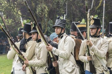 San Martino Della Battaglia Bs, İtalya 24 Haziran, 2018. Solferino ve San Martino Savaşı anısına 1859 tarihinde