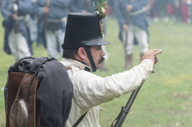 San Martino Della Battaglia Bs, İtalya 24 Haziran, 2018. Solferino ve San Martino Savaşı anısına 1859 tarihinde
