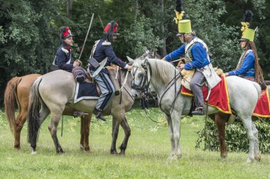 San Martino Della Battaglia Bs, İtalya 24 Haziran, 2018. Solferino ve San Martino Savaşı anısına 1859 tarihinde