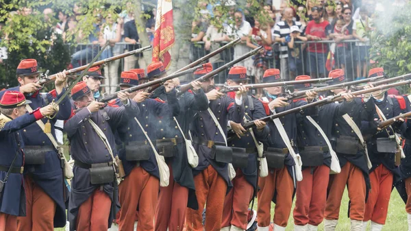 San Martino Della Battaglia Italie Juin 2018 Commémoration Bataille Solferino — Photo