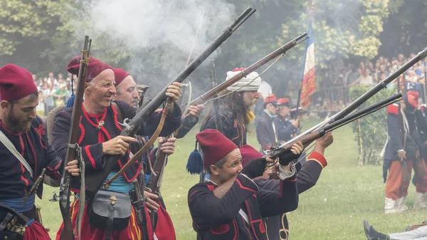 San Martino Della Battaglia Italia Junio 2018 Conmemoración Batalla Solferino — Foto de Stock