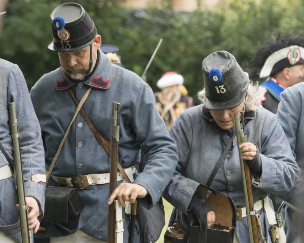 San Martino Della Battaglia Italie Juin 2018 Commémoration Bataille Solferino — Photo