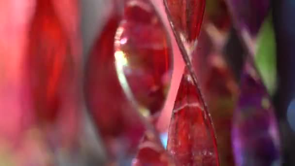 Ornamental Colored Glass Sirmione Brescia Italy July 2018 — Stock Video