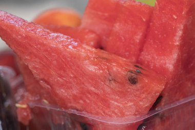 Snack için taze karpuz