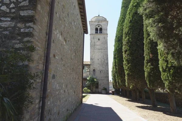 Castle Wall Sirmione Brescia Italy July 2018 — Stock Photo, Image
