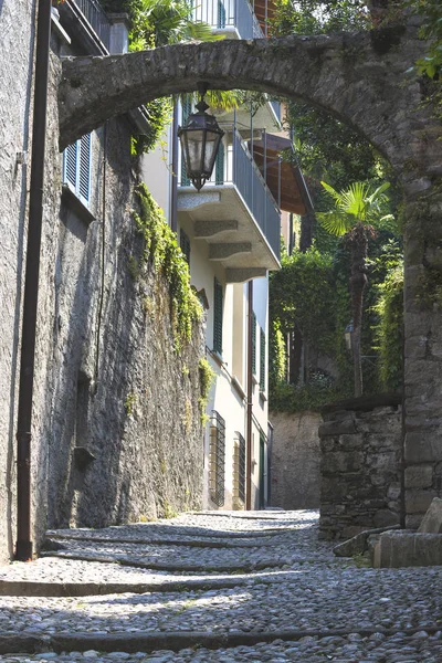 Strade Tipiche Varenna Lecco Italia Giugno 2014 — Foto Stock