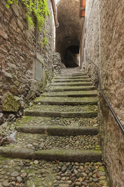 Typical Streets Varenna Lecco Italy June 2014 — Stock Photo, Image