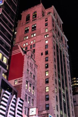 New York, ABD, Haziran 2013 gece gökdelenler