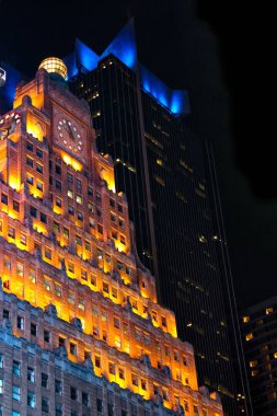 New York, ABD, Haziran 2013 gece gökdelenler