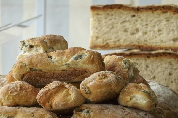 Świeże Pieczywo Obiad — Zdjęcie stockowe