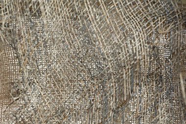 arka plan ve doku dokulu Jüt kumaş