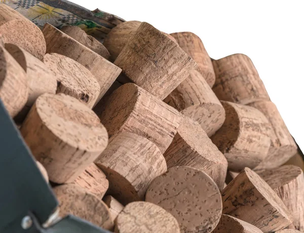 Collection Corks Box — Stock Photo, Image