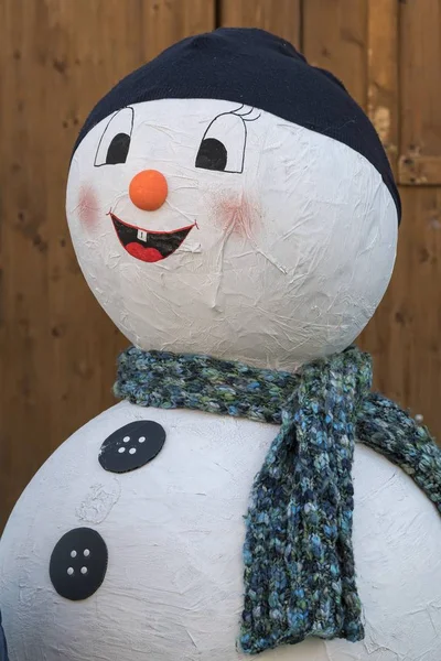 Weihnachten Schnee Mann Dekoration — Stockfoto