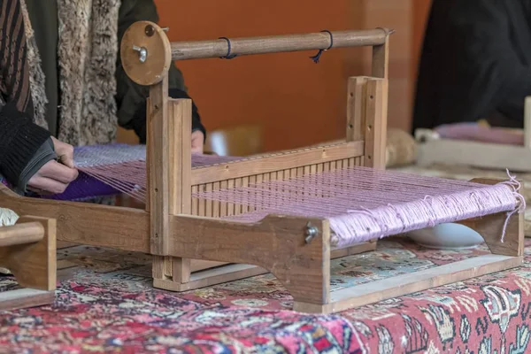 an old weaving loom