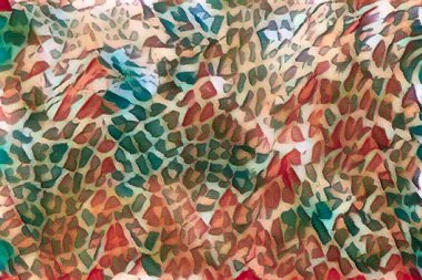 renkli benekli sanat