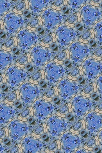 Kaleidoskopischer Blauer Hintergrund — Stockfoto