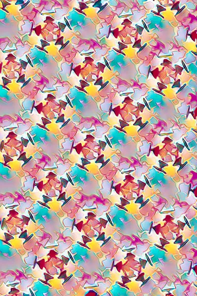 Stylized pink snowflake pattern for decoration — Stock Photo, Image