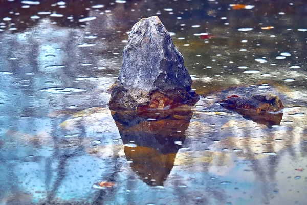 Reflection Rock Water — Stock Photo, Image