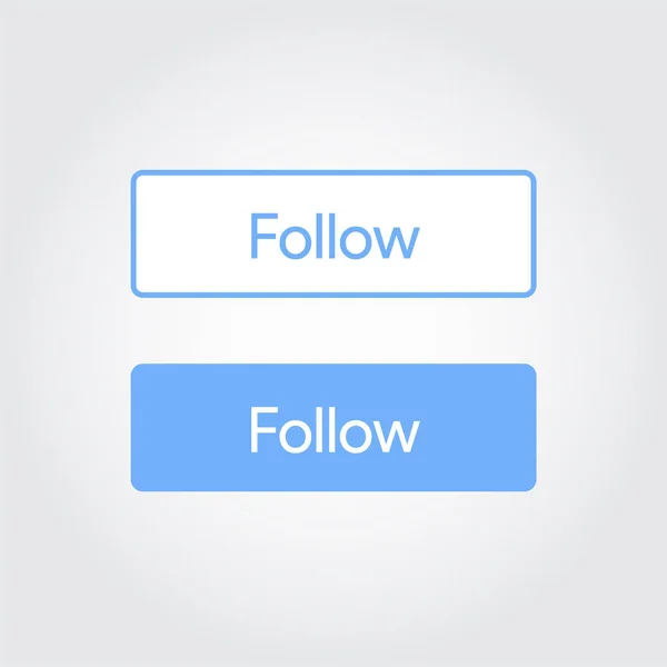 Instagram Ακολουθήστε Κουμπιά Εικονίδιο Πινακίδα Της Εγγραφής Προσωπική Μάρκα Χαρακτηριστικό — Διανυσματικό Αρχείο