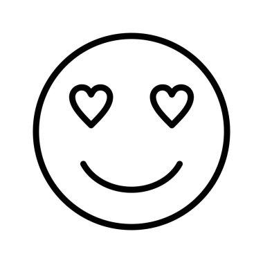 Emoji vektör simge işareti simge vektör çizim kişisel ve ticari kullanım için seviyorum..