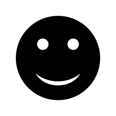 Mutlu Emoji vektör simge işareti simge vektör çizim kişisel ve ticari kullanım için..