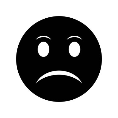 Kızgın Emoji vektör simge işareti simge vektör çizim kişisel ve ticari kullanım için..