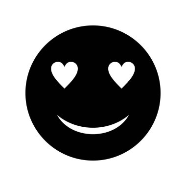 Emoji vektör simge işareti simge vektör çizim kişisel ve ticari kullanım için seviyorum..