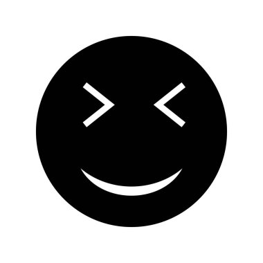 Wink Emoji vektör simge işareti simge vektör çizim kişisel ve ticari kullanım için..