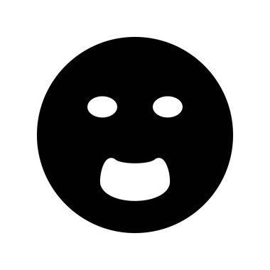 Emoji vektör simge işareti simge vektör çizim kişisel ve ticari kullanım için bağırmak..