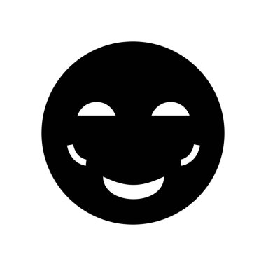 Allık Emoji vektör simge işareti simge vektör çizim kişisel ve ticari kullanım için..