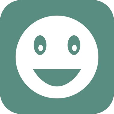 Emoji vektör simge işareti simge vektör çizim kişisel ve ticari kullanım için gülüyor..