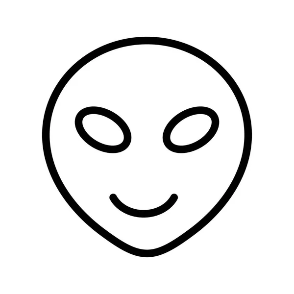 Obcych Emoji Wektor Znak Ikona Ikony Ilustracja Wektorowa Użytku Osobistego — Wektor stockowy